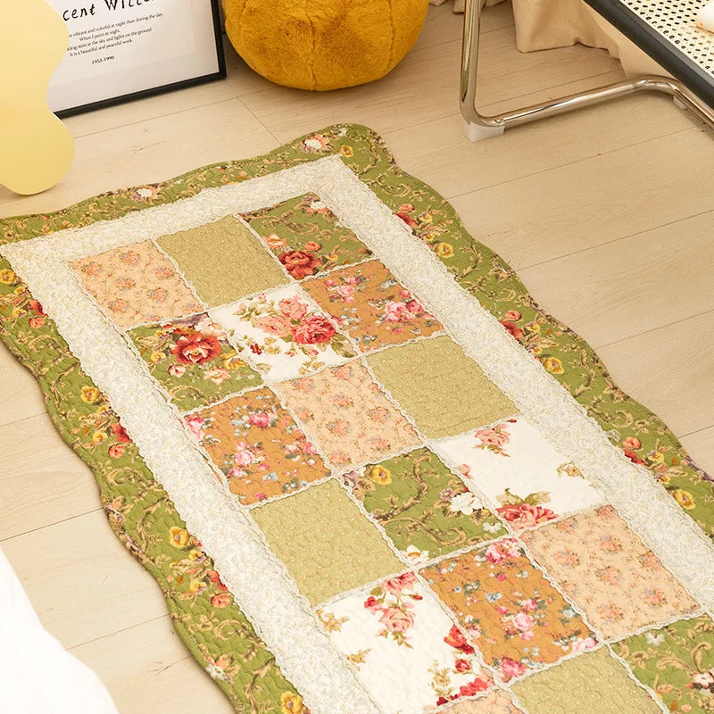 Quilted Cotton Floor Mat