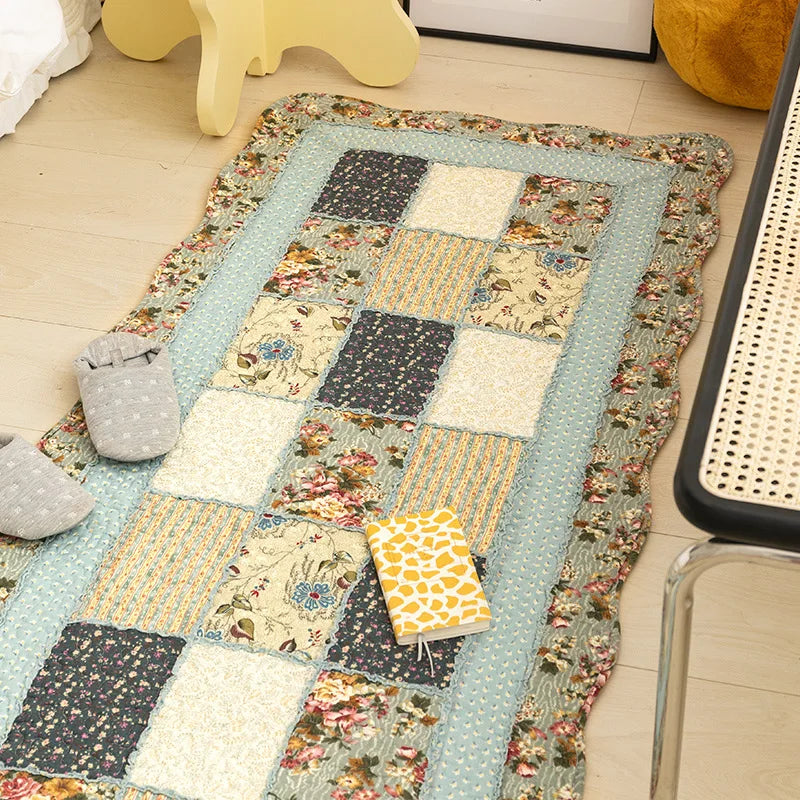 Quilted Cotton Floor Mat