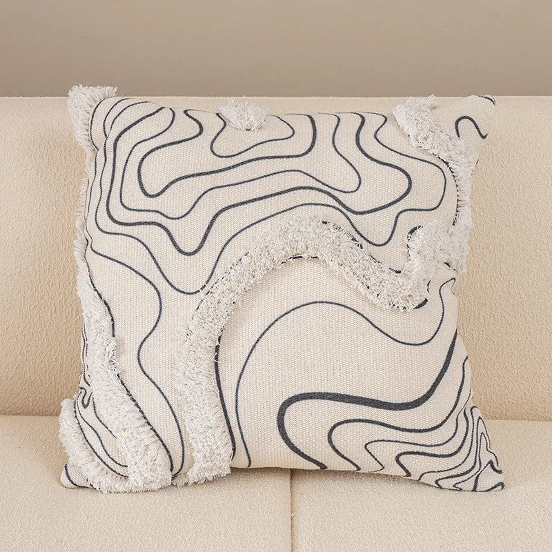 Moroccan Tufted Cushion Cover