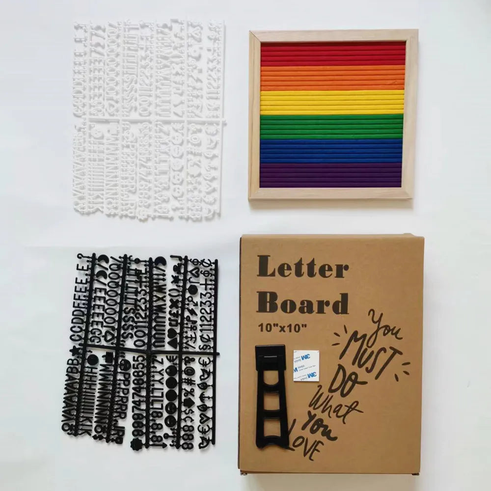 Felt Letterboard Message Board