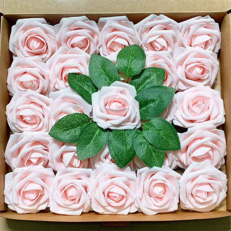 Artificial Foam Rose Flowers