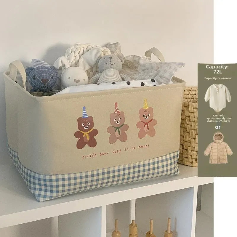 Nordic Canvas Storage Basket