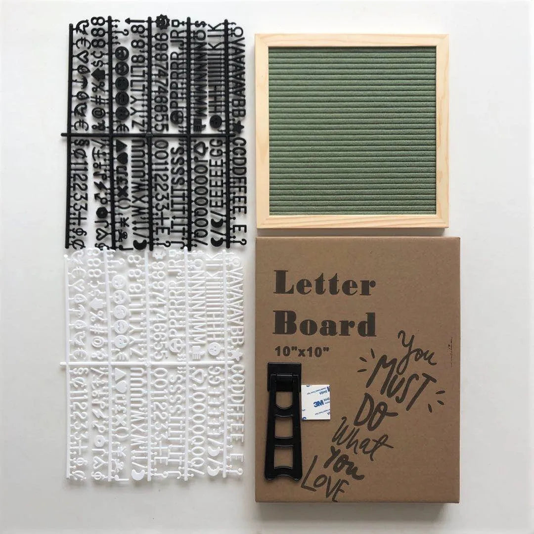 Felt Letterboard Message Board