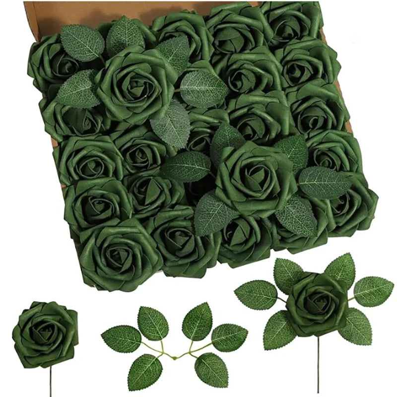 Artificial Foam Rose Flowers