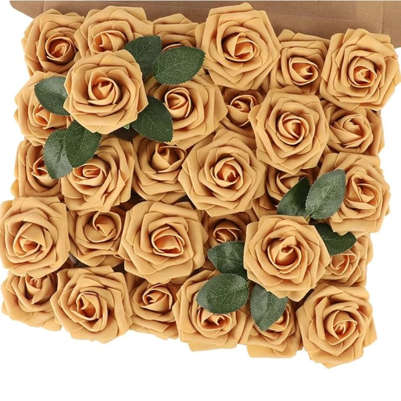 Artificial Foam Rose Flowers