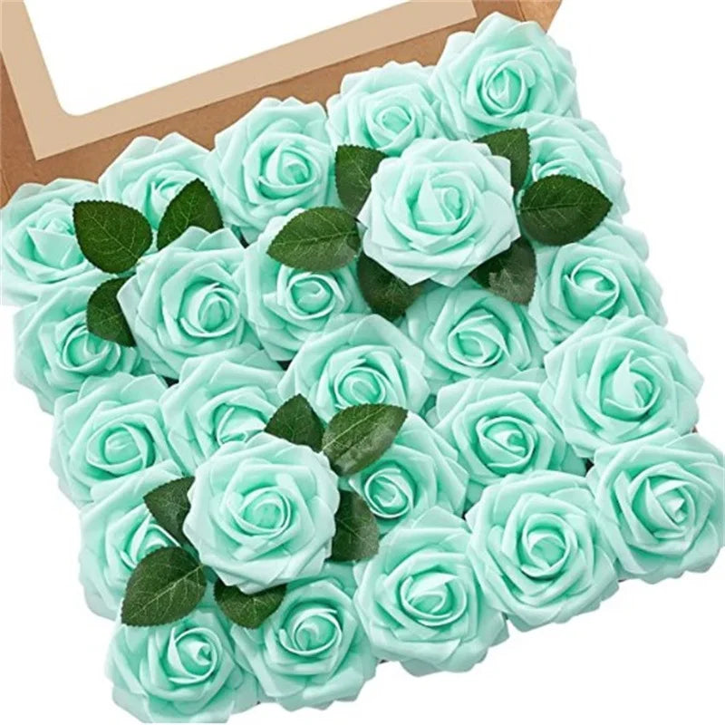 Artificial Foam Rose Flowers