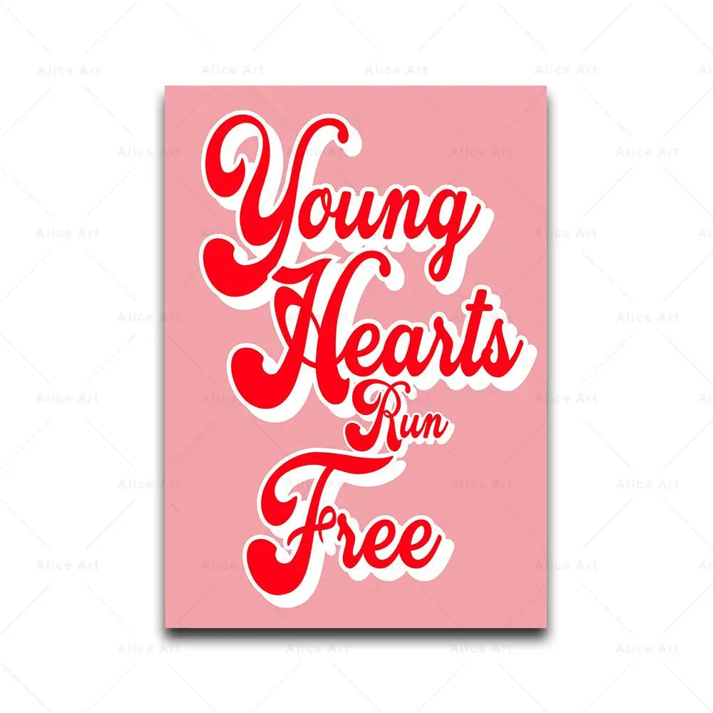 Disco Lyrics Wall Art