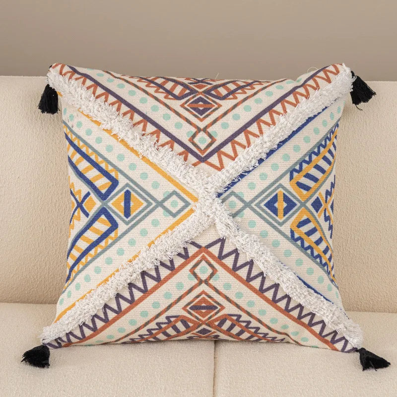 Moroccan Tufted Cushion Cover