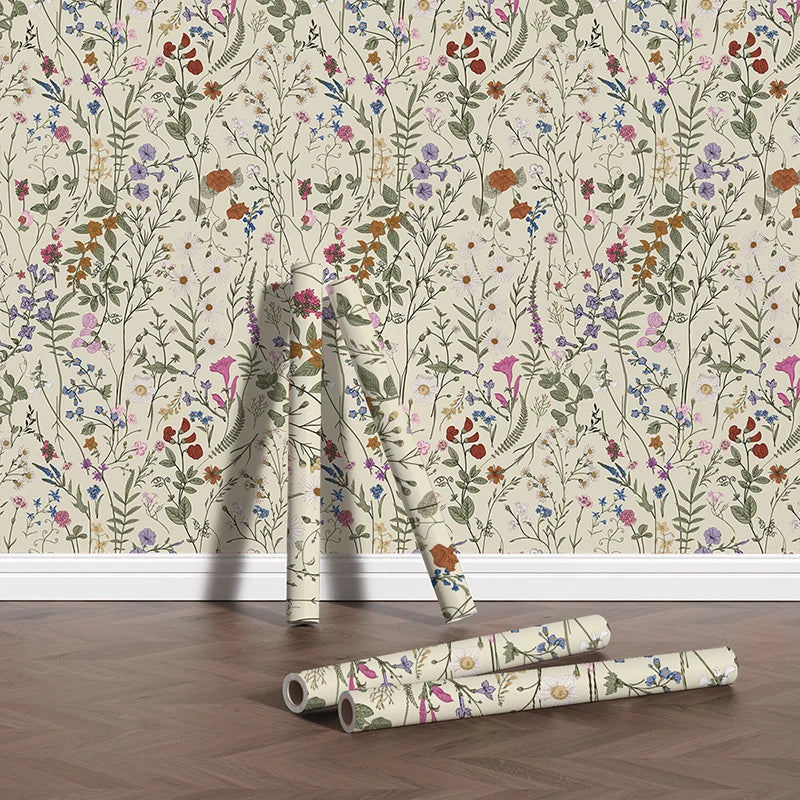 Retro Floral Wall Sticker
