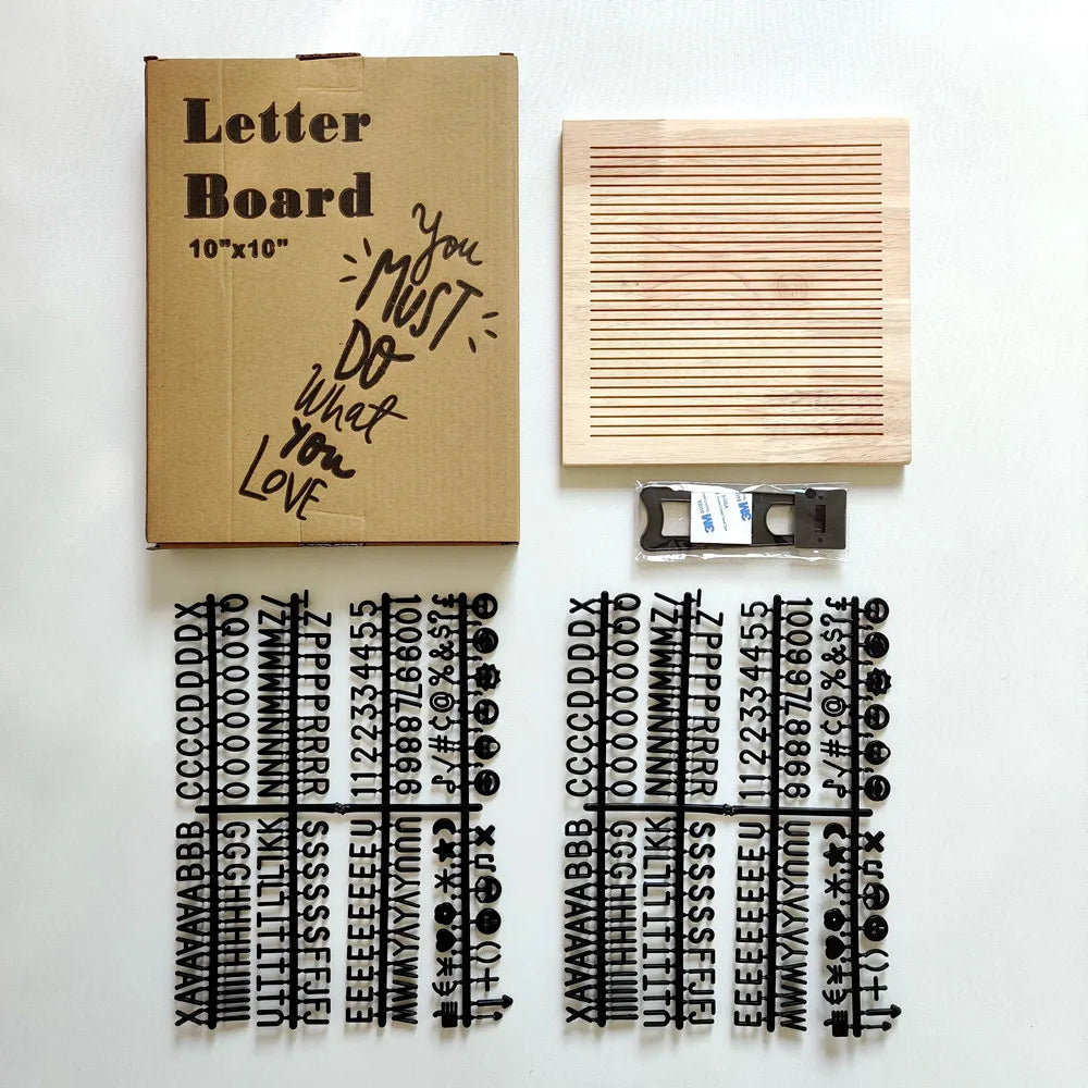 Felt Letterboard Message Board