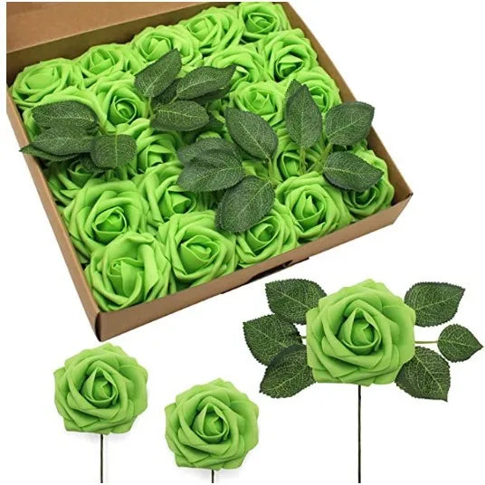 Artificial Foam Rose Flowers