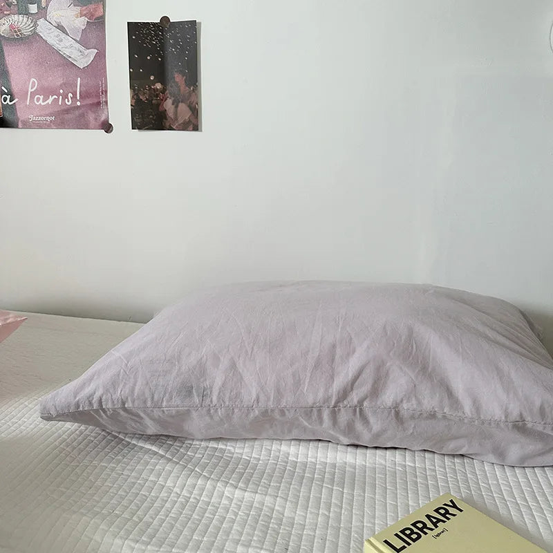Cotton Solid Color Pillowcase