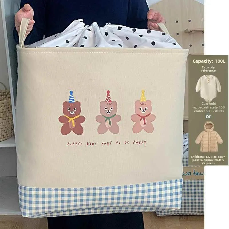 Nordic Canvas Storage Basket