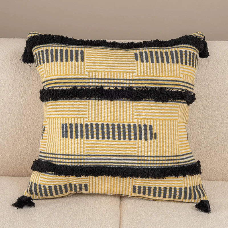Moroccan Tufted Cushion Cover