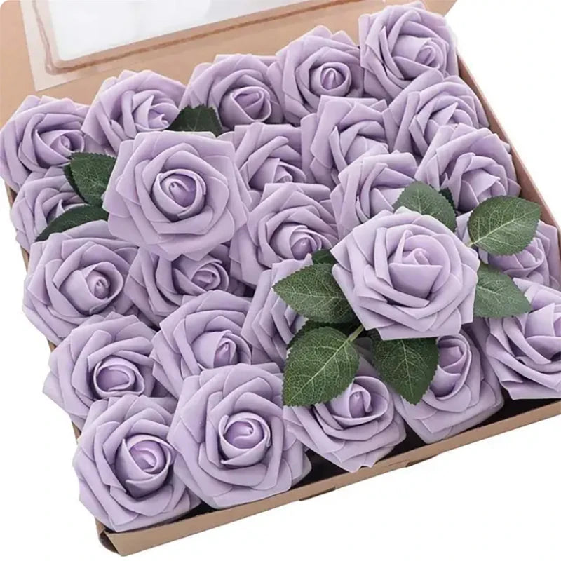 Artificial Foam Rose Flowers