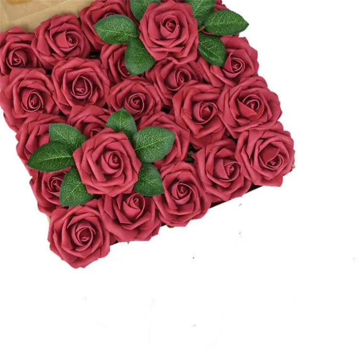 Artificial Foam Rose Flowers