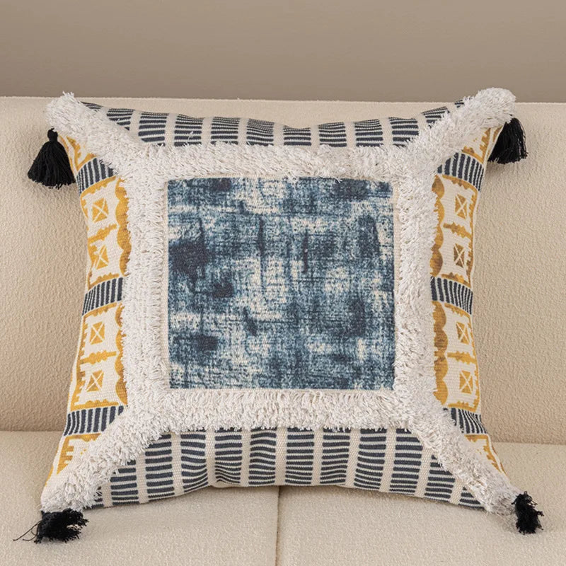 Moroccan Tufted Cushion Cover