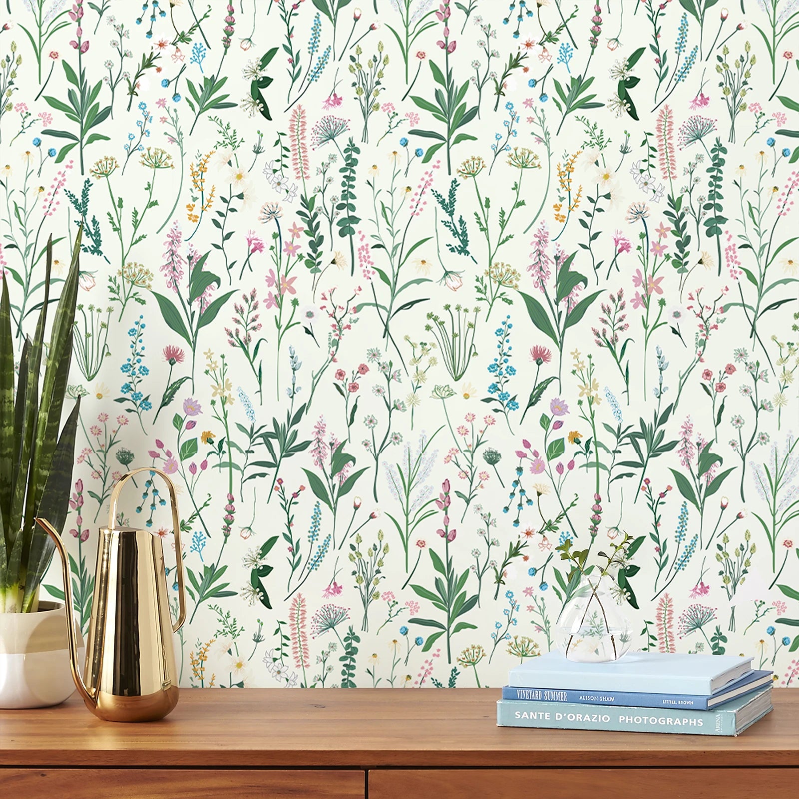 Retro Floral Wall Sticker
