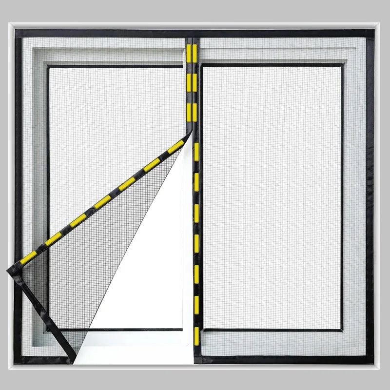 Magnetic Window Screen Curtain