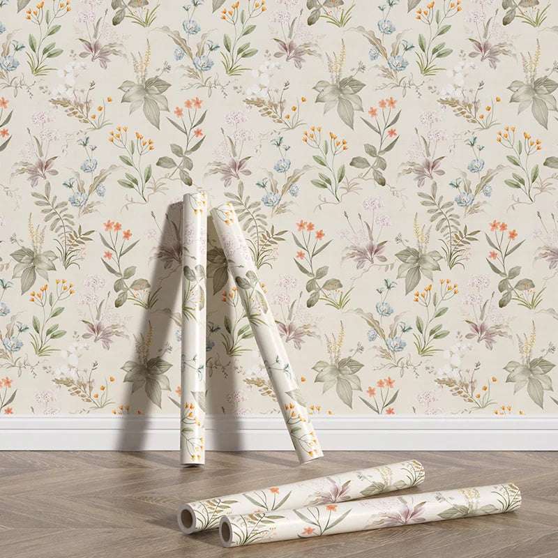 Retro Floral Wall Sticker