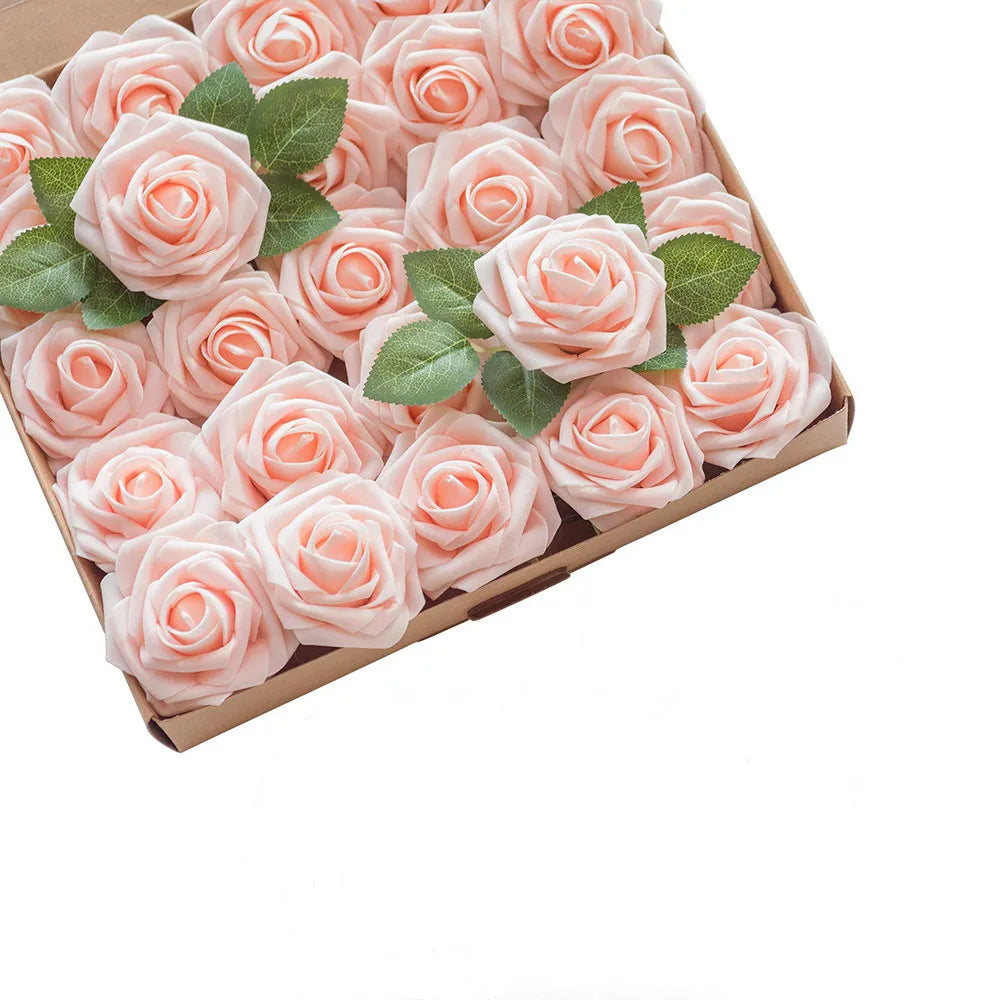 Artificial Foam Rose Flowers