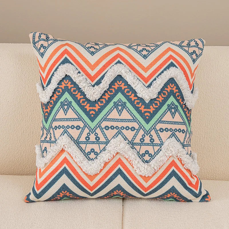 Moroccan Tufted Cushion Cover