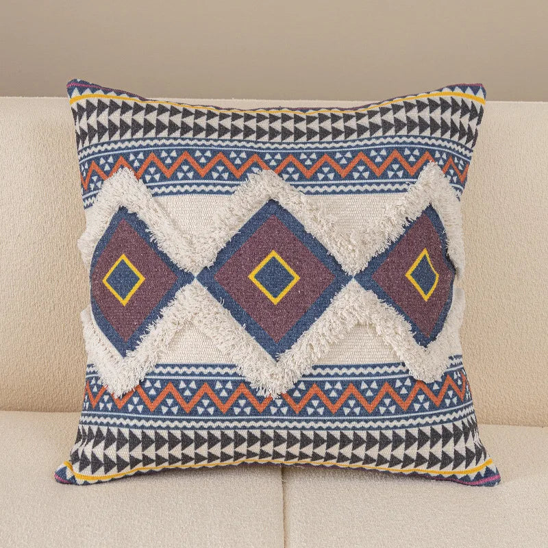 Moroccan Tufted Cushion Cover