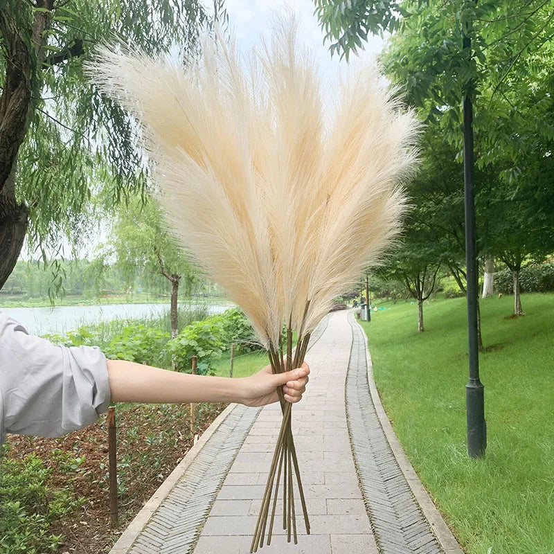Faux Pampas Grass Bouquet