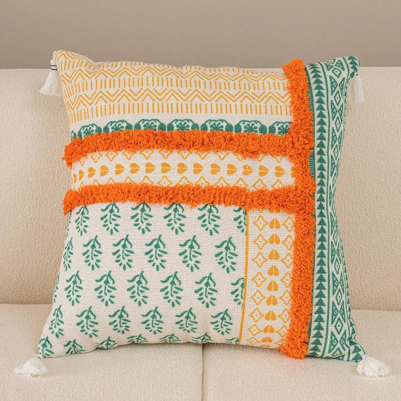 Moroccan Tufted Cushion Cover