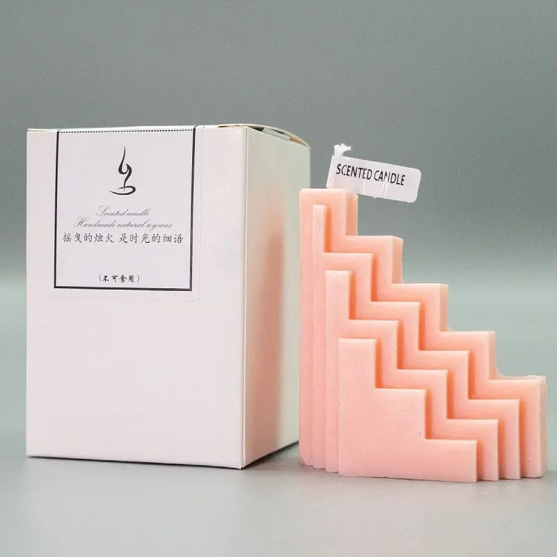 Geometric S Shaped Candle