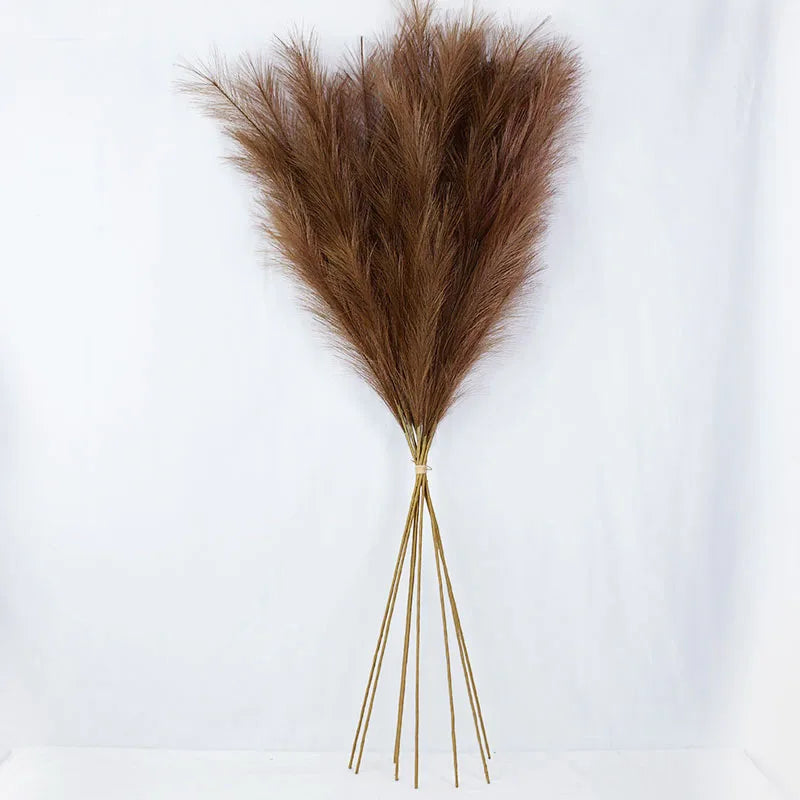 Faux Pampas Grass Bouquet