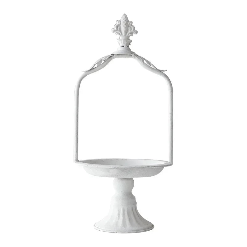 Retro Iron Candle Holder