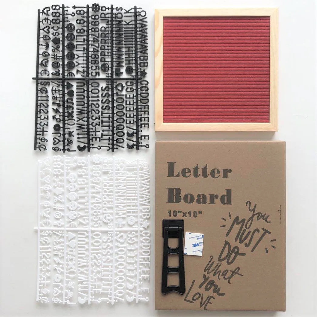 Felt Letterboard Message Board