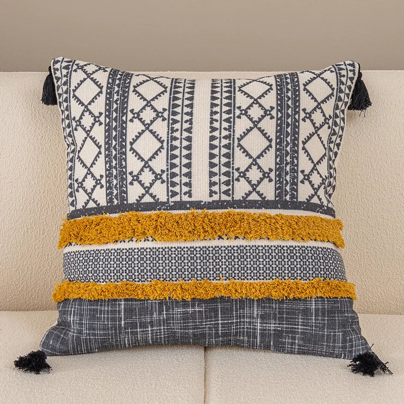 Moroccan Tufted Cushion Cover