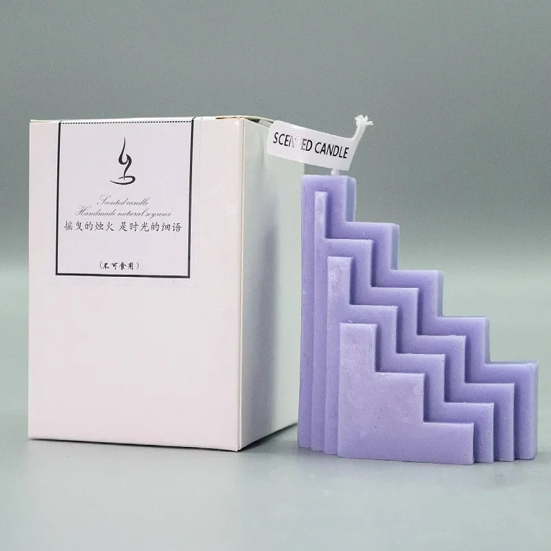 Geometric S Shaped Candle