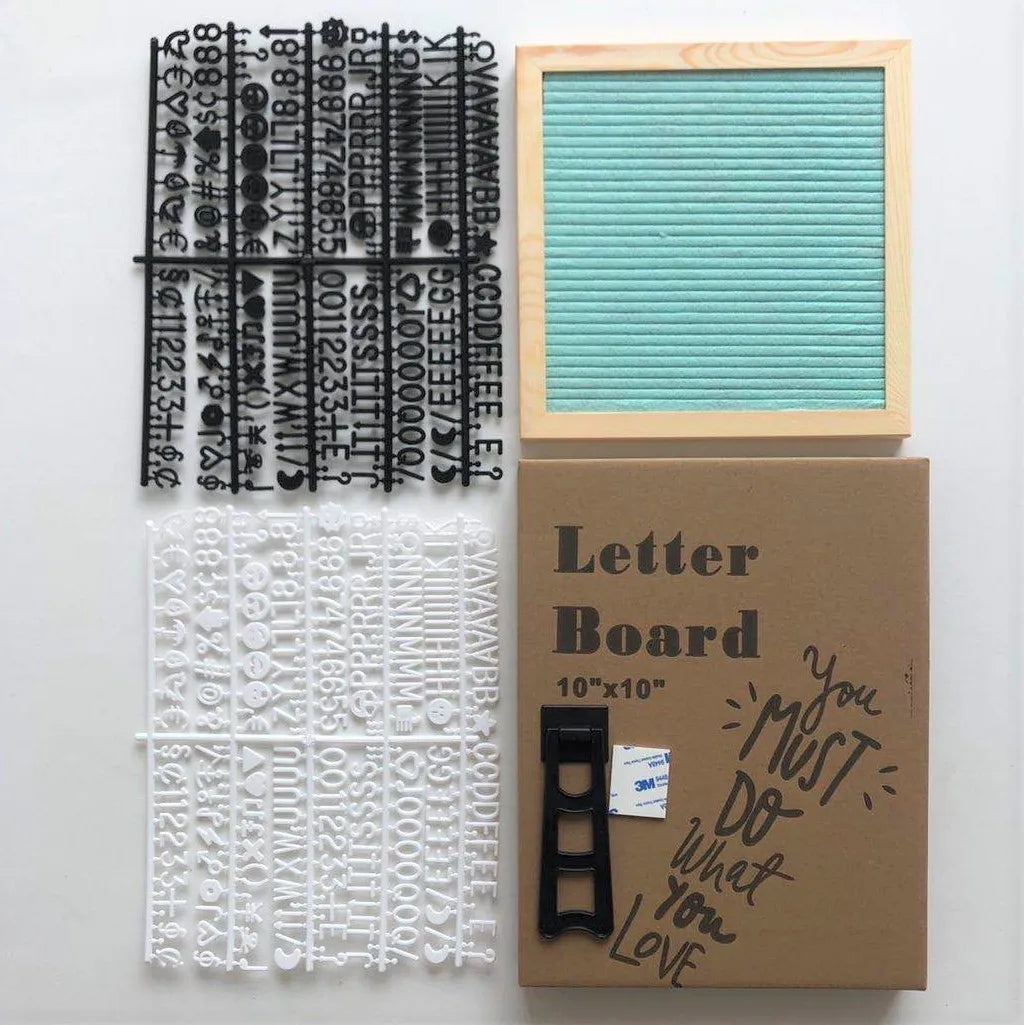 Felt Letterboard Message Board