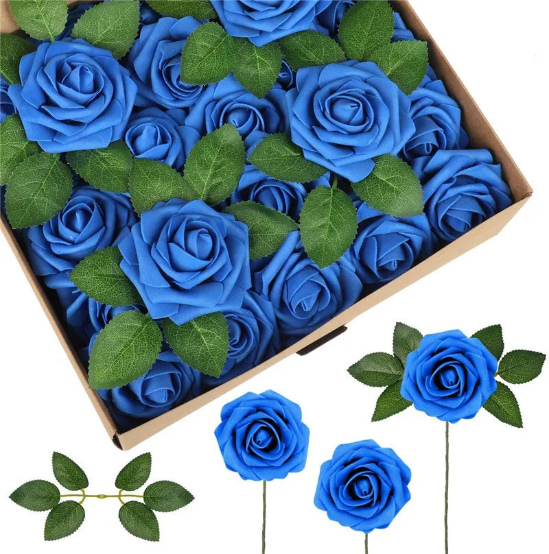 Artificial Foam Rose Flowers