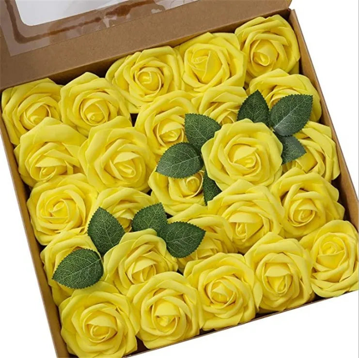 Artificial Foam Rose Flowers