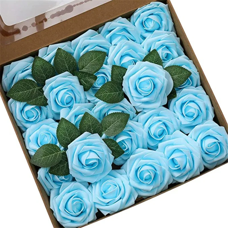 Artificial Foam Rose Flowers